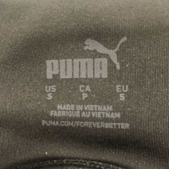 Black puma biker shorts - Picture 3 of 3